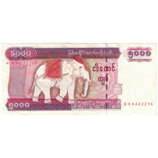 Geldschein, Myanmar, 5000 Kyats, 2009, KM:81, VZ