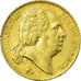Coin, France, Louis XVIII, Louis XVIII, 20 Francs, 1818, Perpignan, EF(40-45)