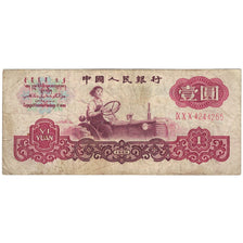 Banknote, China, 1 Yüan, 1960, KM:874a, VG(8-10)