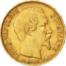 Francia, 20 Francs, 1852, Paris, BB, Oro, KM:774, Gadoury:1061