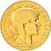 Münze, Frankreich, Marianne, 20 Francs, 1907, VZ+, Gold, KM:857, Gadoury:1064a