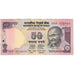 Geldschein, India, 50 Rupees, KM:90f, VZ