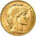 Coin, France, Marianne, 20 Francs, 1908, MS(60-62), Gold, KM:857, Gadoury:1064a