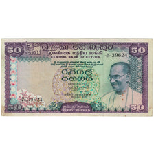 Banknote, Ceylon, 50 Rupees, 1974, 1974-08-27, KM:79a, EF(40-45)