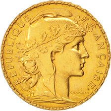 Coin, France, Marianne, 20 Francs, 1911, MS(60-62), Gold, KM:857, Gadoury:1064a