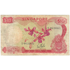 Banconote, Singapore, 10 Dollars, KM:3d, MB+