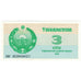 Banknote, Uzbekistan, 3 Sum, 1992, KM:62a, UNC(65-70)