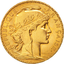 France, Marianne, 20 Francs, 1914, SUP, Or, KM:857, Gadoury:1064a
