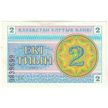 Banknot, Kazachstan, 2 Tyin, 1993-1998, 1993, KM:2b, UNC(65-70)