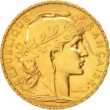Francia, Marianne, 20 Francs, 1914, EBC, Oro, KM:857, Gadoury:1064a