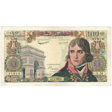 France, 100 Nouveaux Francs, Bonaparte, 1960-04-07, EF(40-45), Fayette:59.6
