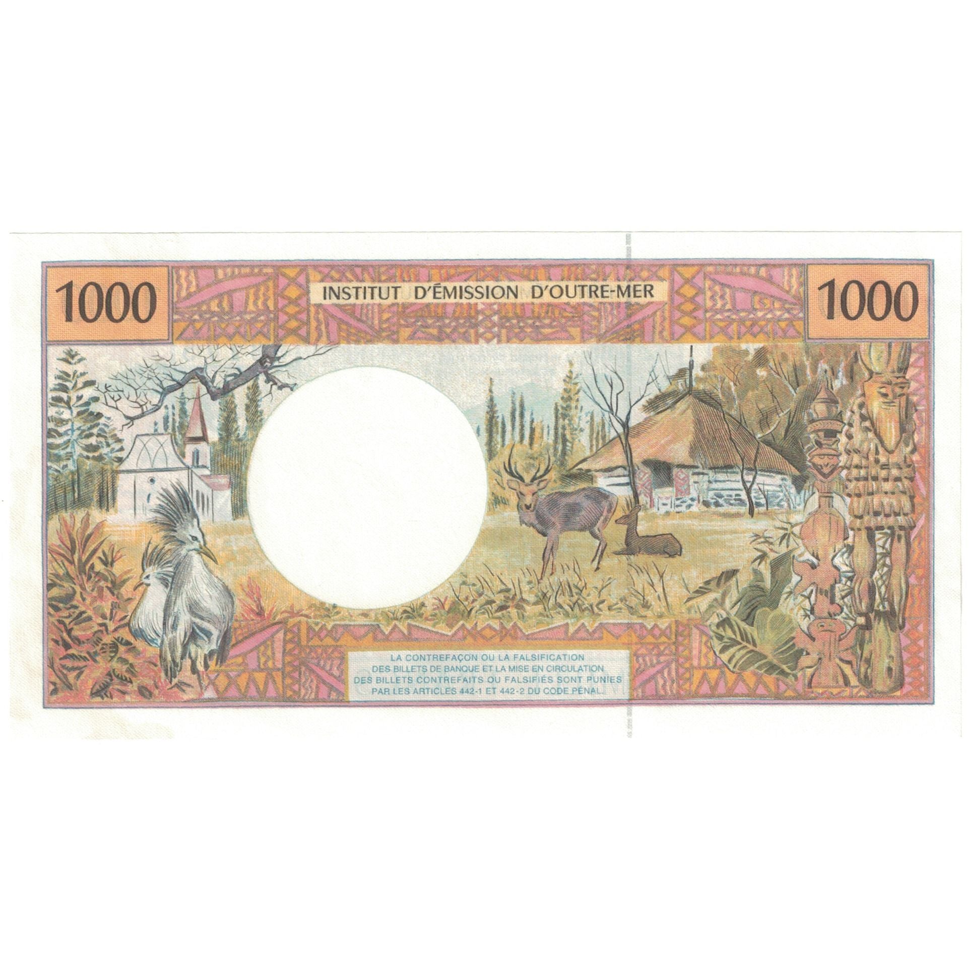 Banknote, French Pacific Territories, 1000 Francs, 1996, KM:2a, UNC(65-70)