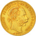 Moneta, Ungheria, Franz Joseph I, 8 Forint 20 Francs, 1879, Kremnitz, SPL-, Oro