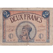 France, Paris, 2 Francs, 1920, VF(20-25), Pirot:97-28