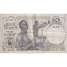Banknote, French West Africa, 10 Francs, 1952-12-19, KM:37, EF(40-45)