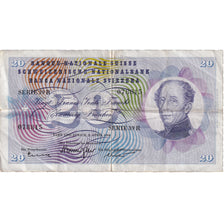 Billet, Suisse, 20 Franken, 1964, 1964-04-02, KM:46k, TB+