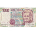Billete, 1000 Lire, Italia, 1990-10-03, KM:114b, BC