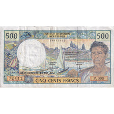 Banknote, New Caledonia, 500 Francs, Undated (1969-92), KM:60a, VF(20-25)