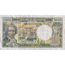 Banknote, French Pacific Territories, 5000 Francs, 1995, KM:3a, VF(30-35)