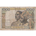 Geldschein, West African States, 1000 Francs, Undated (1960), KM:703Kg, SGE