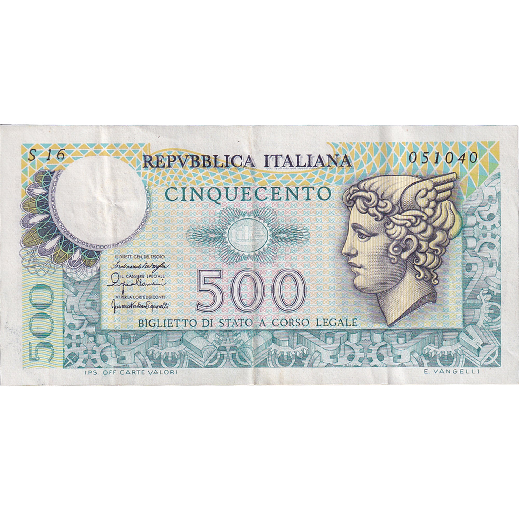 Banknote, Italy, 500 Lire, 1976, 1976-12-20, KM:95, EF(40-45)