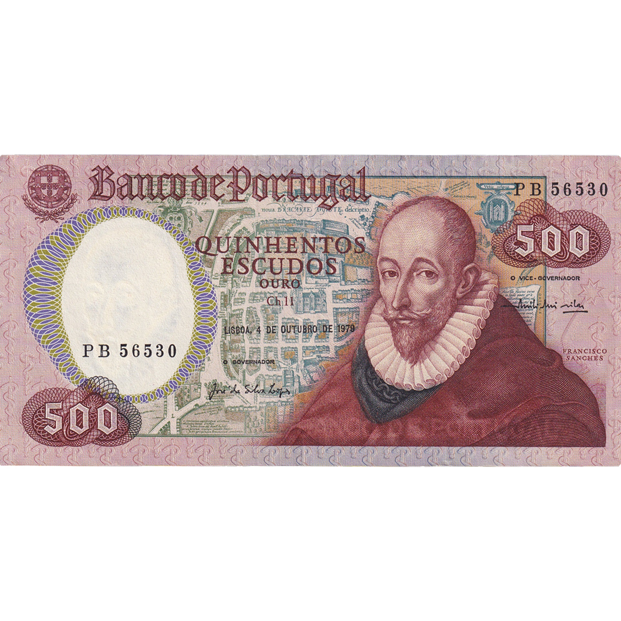 Banknot, Portugal, 500 Escudos, 1979, 1979-10-04, KM:177a, EF(40-45)