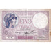 France, 5 Francs, 1940, V.66396, VF(20-25), Fayette:F.04.15, KM:83