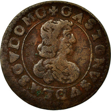 Coin, FRENCH STATES, DOMBES, Gaston d'Orléans, Double Tournois, 1642, Trévoux