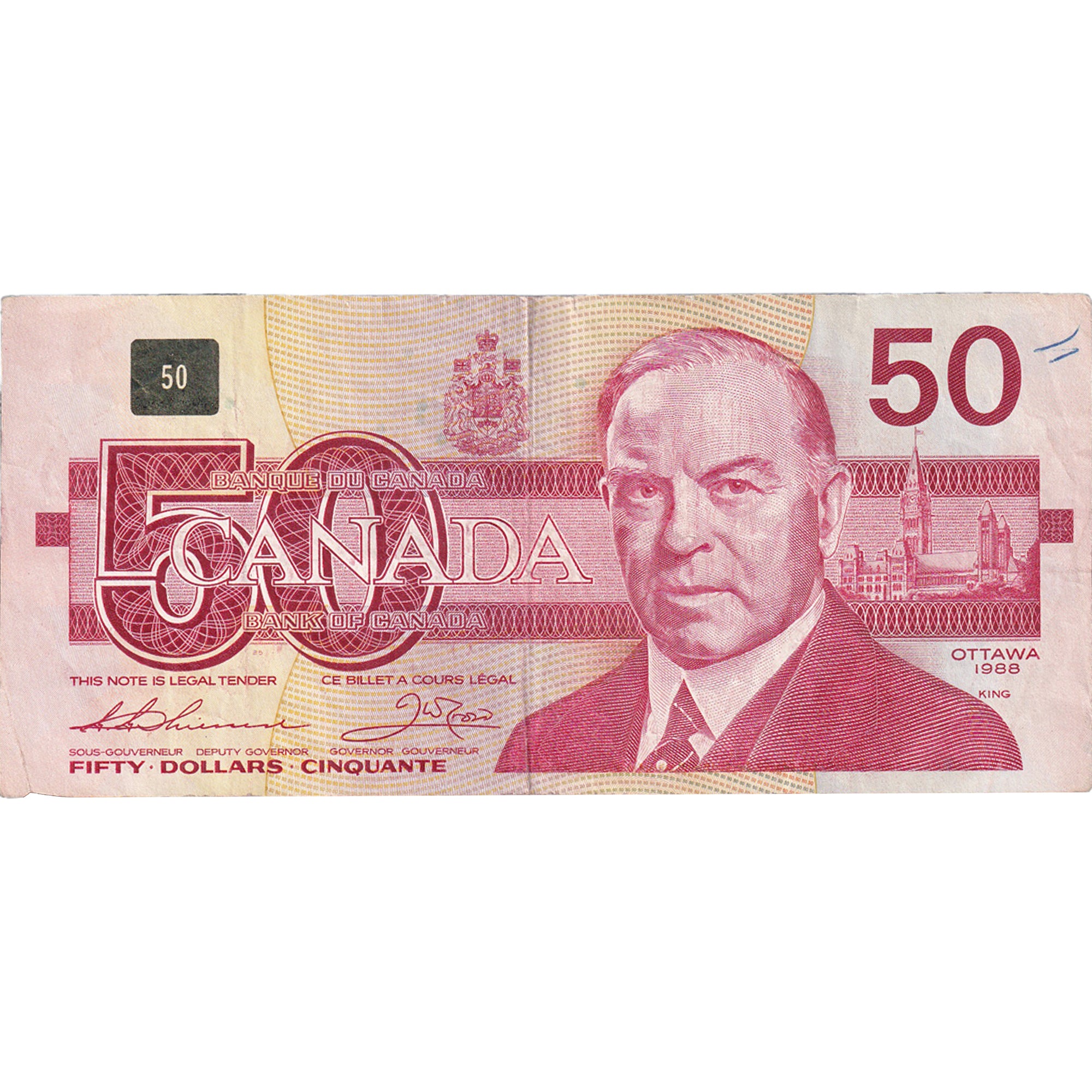 Canada, 50 Dollars, 1988, KM:98a, EF(40-45)