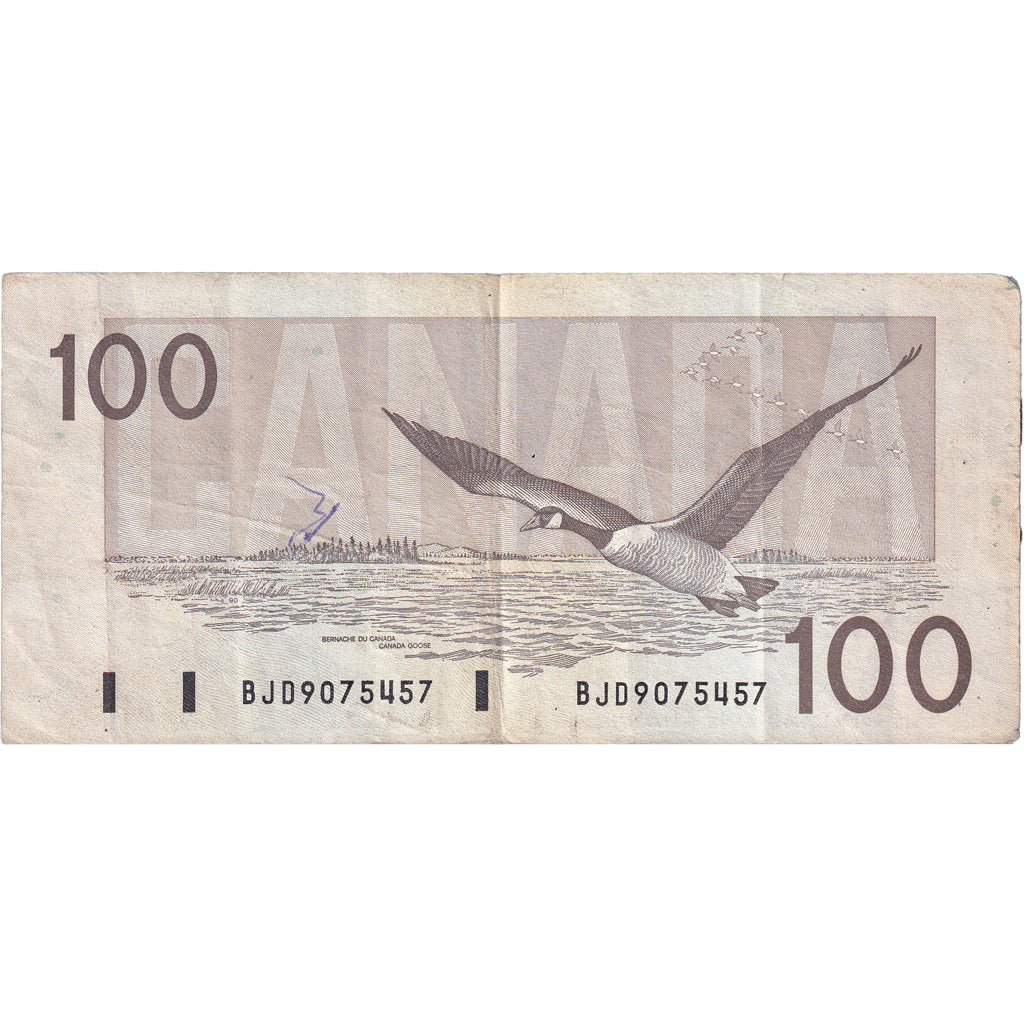 Banknote, Canada, 100 Dollars, 1988, KM:99a, VF(20-25)