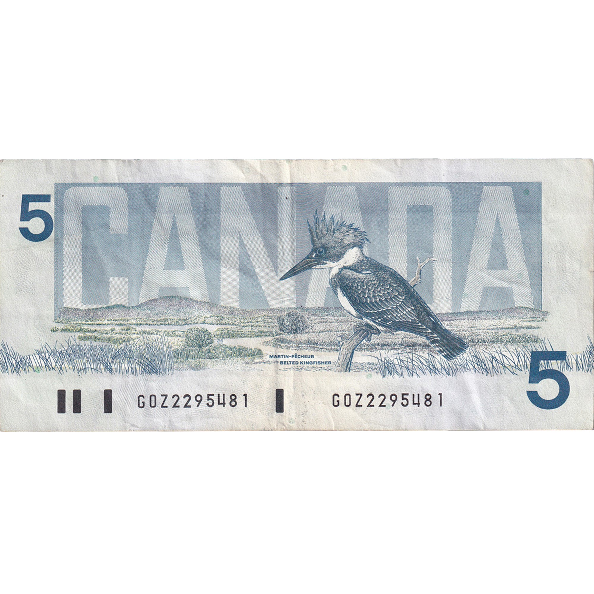 Nota, Canadá, 5 Dollars, 1986, KM:95c, VF(20-25)