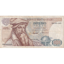Banknote, Belgium, 1000 Francs, 1964, 1964-12-04, KM:136a, VF(20-25)