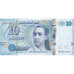 Banknote, Tunisia, 10 Dinars, 2013, 2013-03-20, KM:96, UNC(65-70)