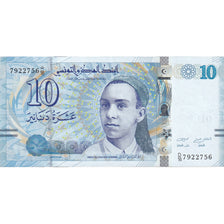 Banknote, Tunisia, 10 Dinars, 2013, 2013-03-20, KM:96, UNC(65-70)