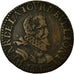 Coin, FRENCH STATES, BOUILLON & SEDAN, Liard, 1614, Raucourt, EF(40-45), Copper