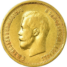 Monnaie, Russie, Nicholas II, 10 Roubles, 1899, St. Petersburg, TTB, Or, KM:64