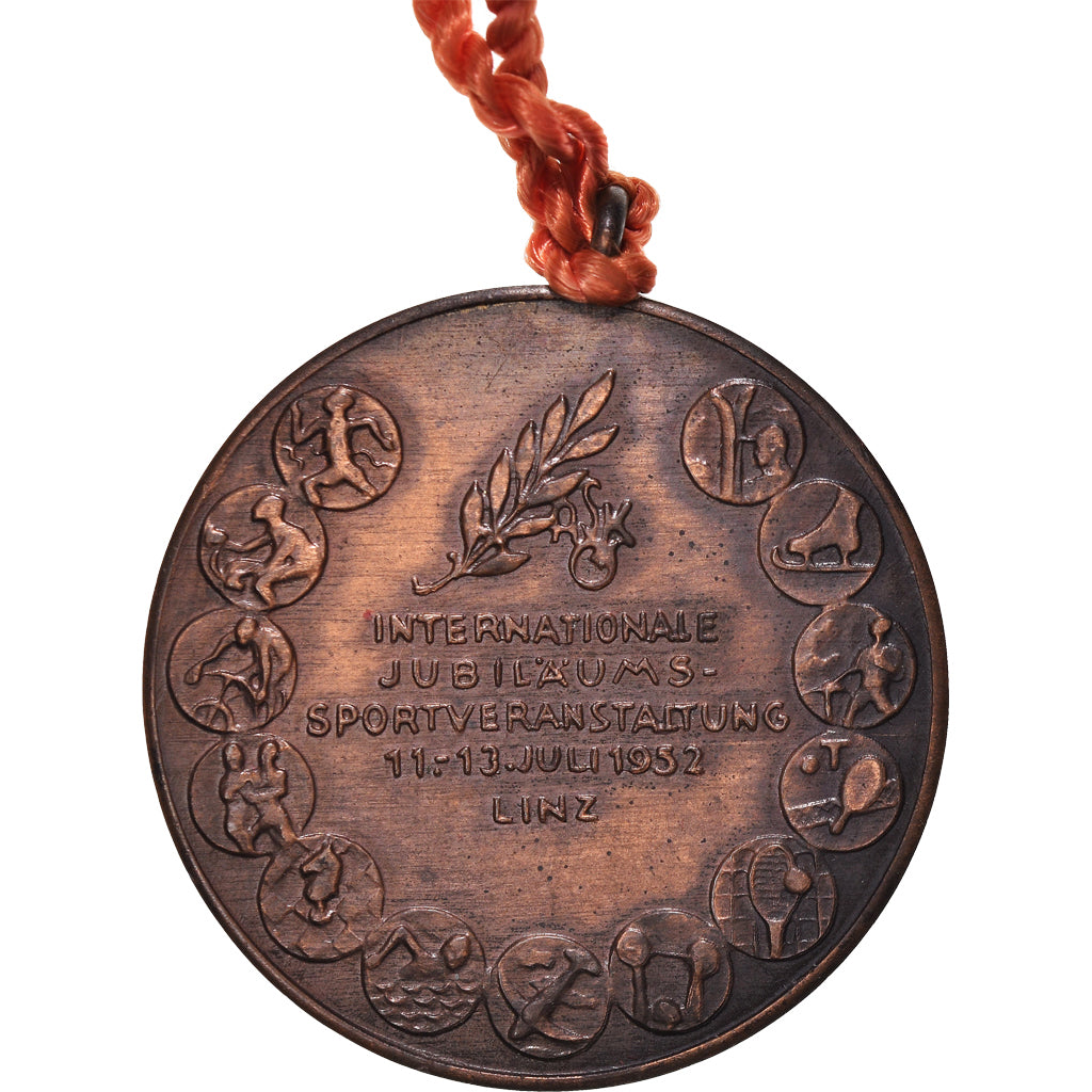 Austria, Medal, Internationale Jubiläums Sportveranstaltung, Linz, Sport, 1952