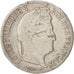 Moneta, Francia, Louis-Philippe, 1/2 Franc, 1839, Rouen, B, Argento, KM:741.2