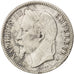 France, Franc, 1868, Paris, VF(20-25), Silver, KM:806.1, Gadoury:463