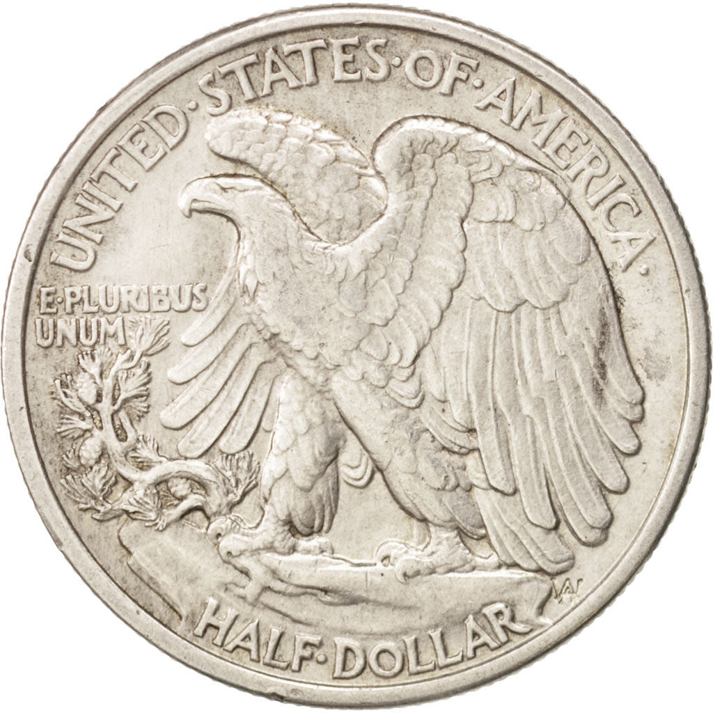 United States, Walking Liberty Half Dollar, 1917, Philadelphia, KM 142