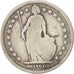Switzerland, Franc, 1875, Bern, F(12-15), Silver, KM:24