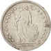 Switzerland, Franc, 1877, Bern, VF(20-25), Silver, KM:24