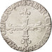 Francia, Henri III, 1/4 Ecu, 1587, Rouen, BB, Argento, Sombart:4662