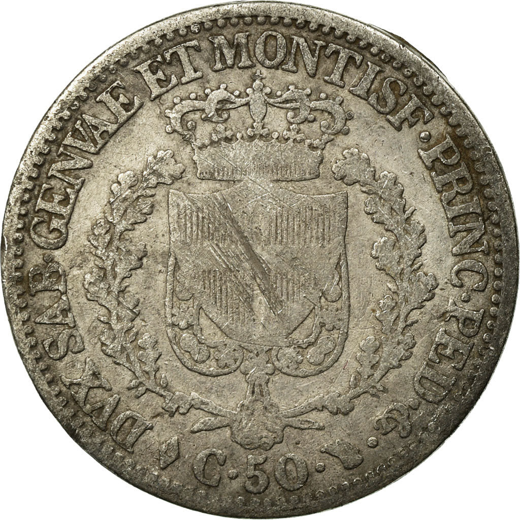 Münze, Italien Staaten, SARDINIA, Carlo Felice, 50 Centesimi, 1828, Torino, S