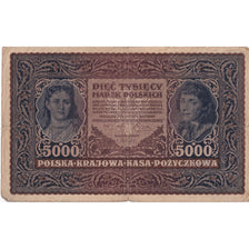 Banknote, Poland, 5000 Marek, 1920, 1920-02-07, KM:31, VF(20-25)