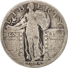 United States, Standing Liberty Quarter, 1925, Philadelphia, KM 145