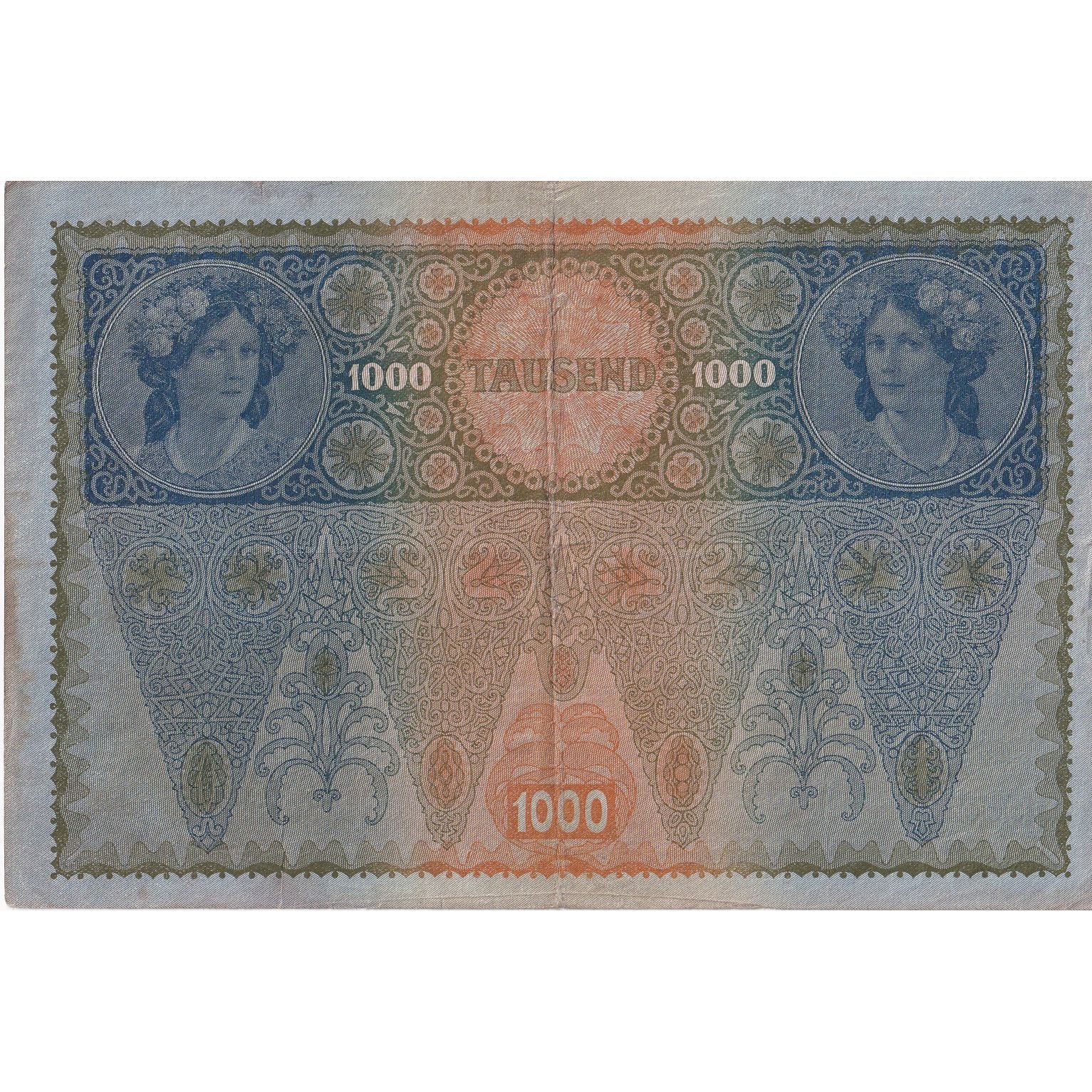Billet, Autriche, 1000 Kronen, 1902, KM:61, TB