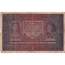 Pologne, 5000 Marek, 1920, 1920-02-07, KM:31, B