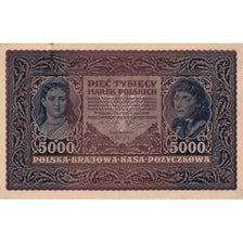 Banknote, Poland, 5000 Marek, 1920, 1920-02-07, KM:31, EF(40-45)