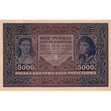 Banknote, Poland, 5000 Marek, 1920, 1920-02-07, KM:31, EF(40-45)